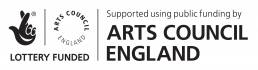 Lottery funded Arts Council england logo